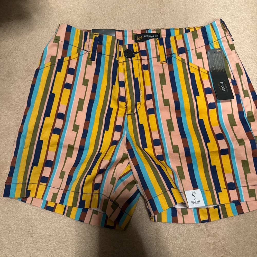 Lee Colorful Striped Men's Shorts